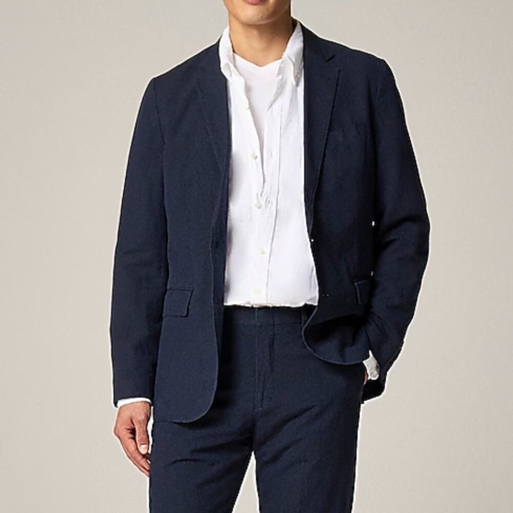 J. Crew Ludlow Slim-fit Unstructured Suit Jacket, 46R